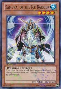 Samurai of the Ice Barrier Mosaic Rare BP02-EN088 Yu-Gi-Oh card from Battle Pack 2: War of the Giants