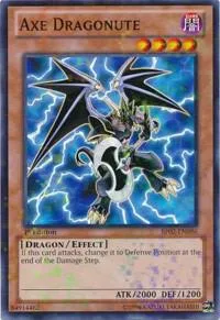 Axe Dragonute Mosaic Rare BP02-EN096 Yu-Gi-Oh card from Battle Pack 2: War of the Giants