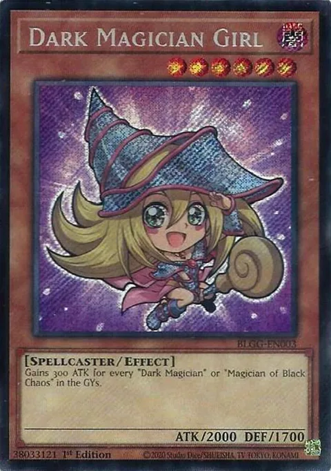 Dark Magician Girl BLGG-EN003 Yu-Gi-Oh card from Battles of Legend: Glorious Gallery