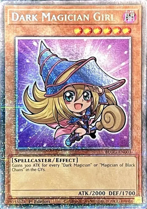 Dark Magician Girl Starlight Rare BLGG-EN003 Yu-Gi-Oh card from Battles of Legend: Glorious Gallery