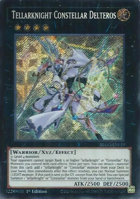 Tellarknight Constellar Delteros BLGG-EN019 Yu-Gi-Oh card from Battles of Legend: Glorious Gallery