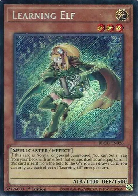 Learning Elf BLGG-EN026 Yu-Gi-Oh card from Battles of Legend: Glorious Gallery