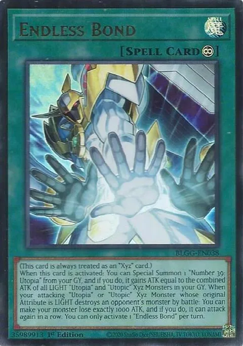 Endless Bond BLGG-EN038 Yu-Gi-Oh card from Battles of Legend: Glorious Gallery