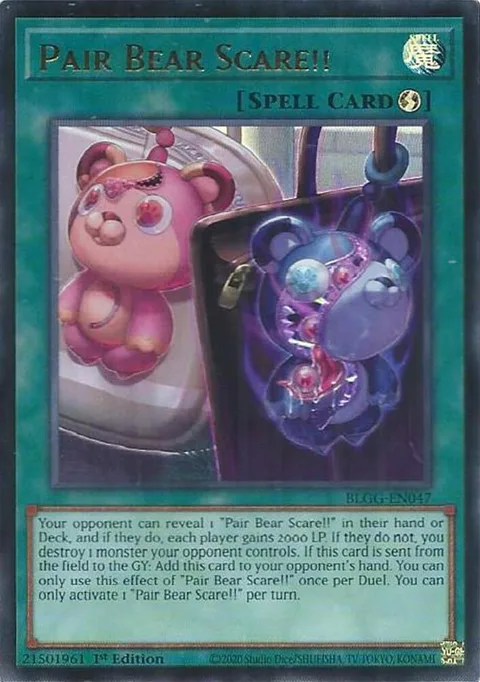 Pair Bear Scare!! BLGG-EN047 Yu-Gi-Oh card from Battles of Legend: Glorious Gallery