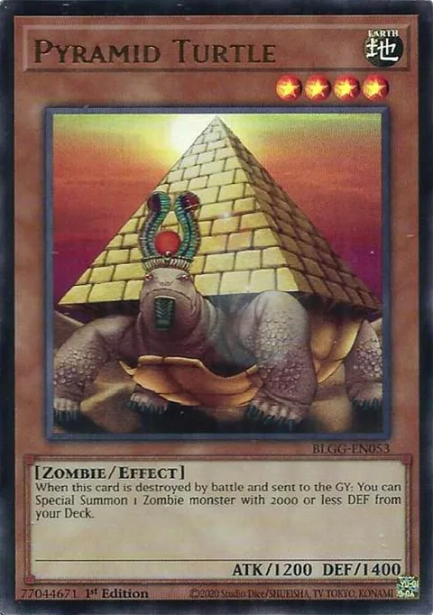 Pyramid Turtle BLGG-EN053 Yu-Gi-Oh card from Battles of Legend: Glorious Gallery