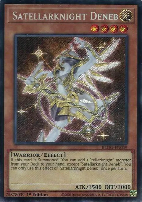 Satellarknight Deneb BLGG-EN059 Yu-Gi-Oh card from Battles of Legend: Glorious Gallery