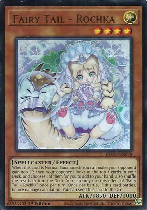 Fairy Tail - Rochka BLGG-EN078 Yu-Gi-Oh card from Battles of Legend: Glorious Gallery