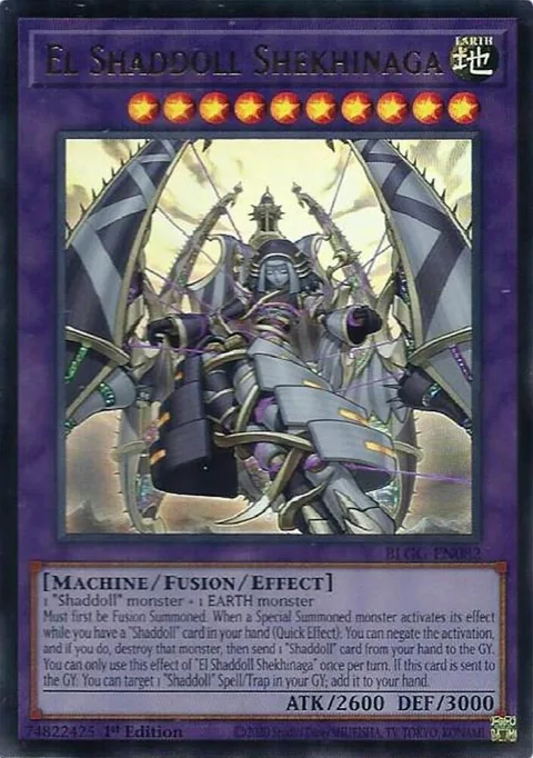 El Shaddoll Shekhinaga BLGG-EN082 Yu-Gi-Oh card from Battles of Legend: Glorious Gallery