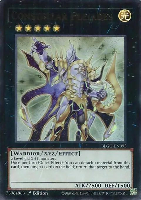 Constellar Pleiades BLGG-EN095 Yu-Gi-Oh card from Battles of Legend: Glorious Gallery