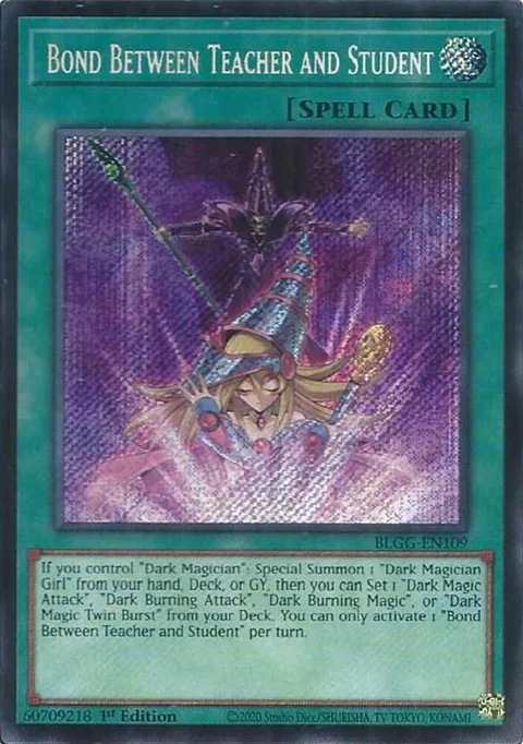 Bond Between Teacher and Student BLGG-EN109 Yu-Gi-Oh card from Battles of Legend: Glorious Gallery