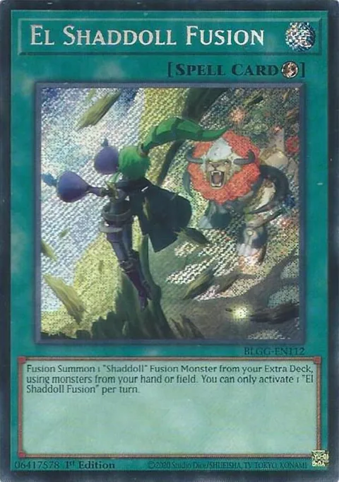 El Shaddoll Fusion BLGG-EN112 Yu-Gi-Oh card from Battles of Legend: Glorious Gallery