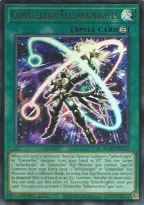Constellar Tellarknights BLGG-EN122 Yu-Gi-Oh card from Battles of Legend: Glorious Gallery