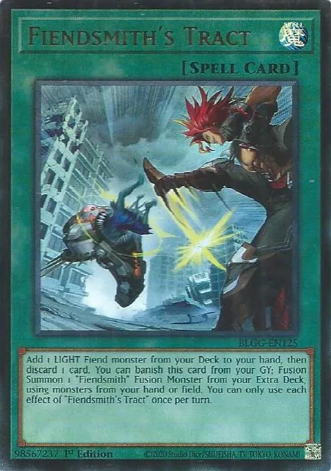 Fiendsmith's Tract BLGG-EN125 Yu-Gi-Oh card from Battles of Legend: Glorious Gallery