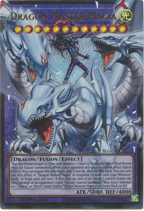 Dragon Master Magia BLGG-EN137 Yu-Gi-Oh card from Battles of Legend: Glorious Gallery