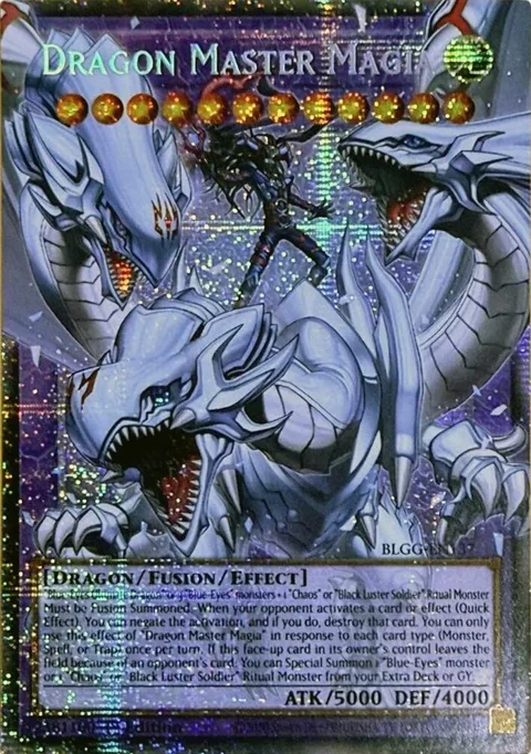 Dragon Master Magia Starlight Rare BLGG-EN137 Yu-Gi-Oh card from Battles of Legend: Glorious Gallery