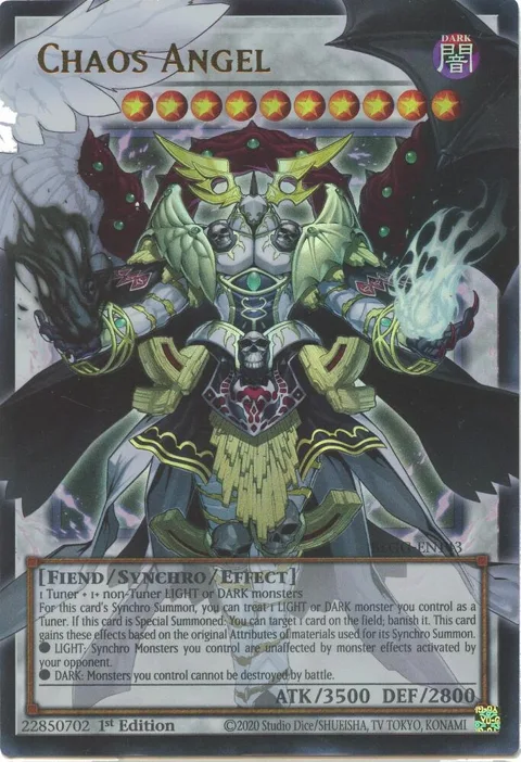 Chaos Angel BLGG-EN143 Yu-Gi-Oh card from Battles of Legend: Glorious Gallery