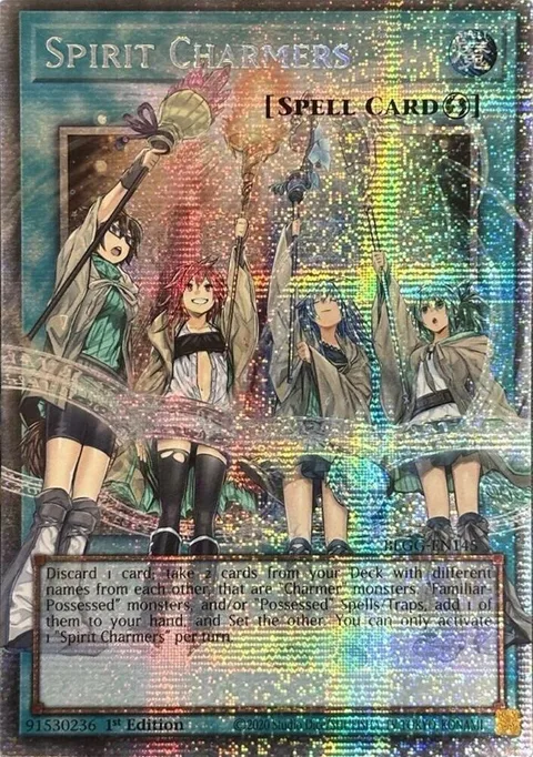 Spirit Charmers Starlight Rare BLGG-EN145 Yu-Gi-Oh card from Battles of Legend: Glorious Gallery