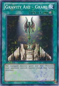Gravity Axe - Grarl Mosaic Rare BP02-EN143 Yu-Gi-Oh card from Battle Pack 2: War of the Giants