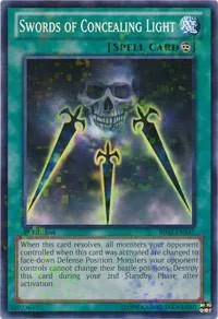 Swords of Concealing Light Mosaic Rare BP02-EN147 1st Edition Yu-Gi-Oh card from Battle Pack 2: War of the Giants