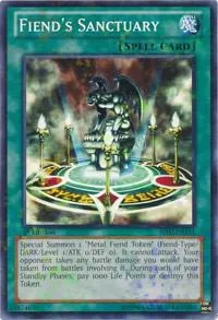 Fiend's Sanctuary Mosaic Rare BP02-EN151 Yu-Gi-Oh card from Battle Pack 2: War of the Giants