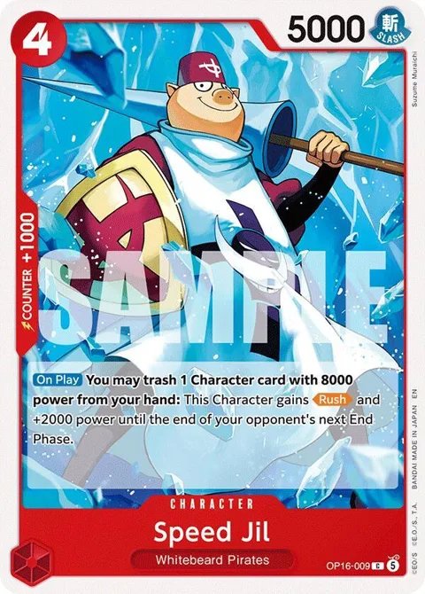 Speed Jil OP16-009 One Piece card from The Time of Battle