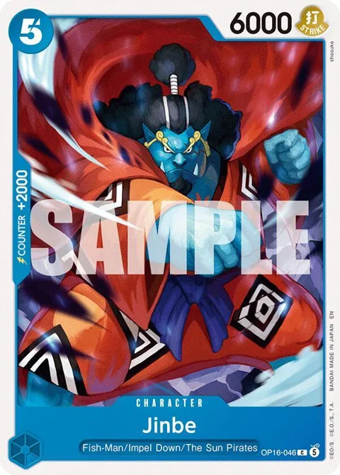 Jinbe OP16-046 One Piece card from The Time of Battle