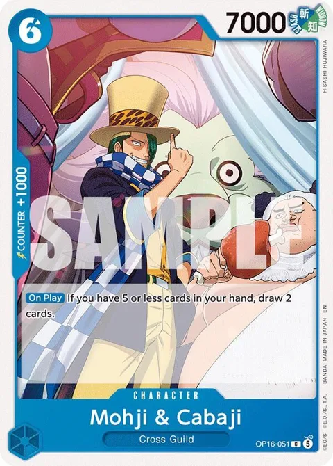 Mohji & Cabaji OP16-051 One Piece card from The Time of Battle