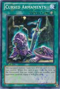 Cursed Armaments Mosaic Rare BP02-EN159 Yu-Gi-Oh card from Battle Pack 2: War of the Giants
