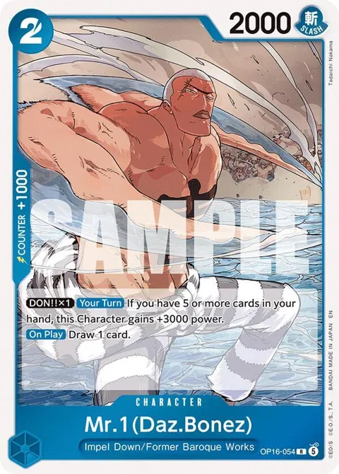 Mr.1 Daz.Bonez OP16-054 One Piece card from The Time of Battle