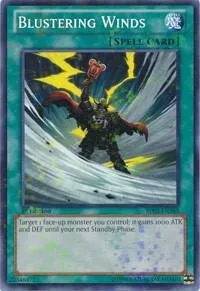 Blustering Winds Mosaic Rare BP02-EN163 Yu-Gi-Oh card from Battle Pack 2: War of the Giants