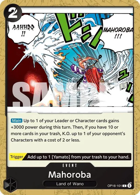 Mahoroba OP16-101 One Piece card from The Time of Battle