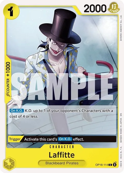 Laffitte OP16-114 One Piece card from The Time of Battle