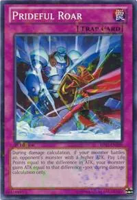 Prideful Roar Mosaic Rare BP02-EN199 Yu-Gi-Oh card from Battle Pack 2: War of the Giants