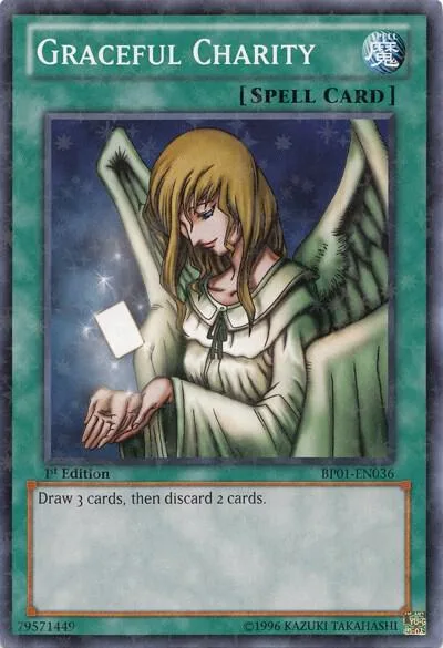 Graceful Charity Starfoil BP01-EN036 Yu-Gi-Oh card from Battle Pack: Epic Dawn