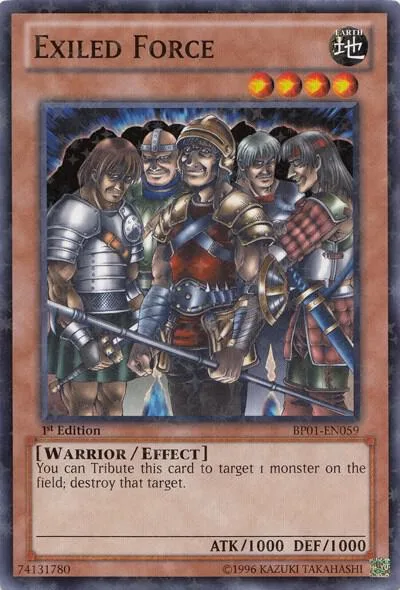 Exiled Force Starfoil BP01-EN059 Yu-Gi-Oh card from Battle Pack: Epic Dawn