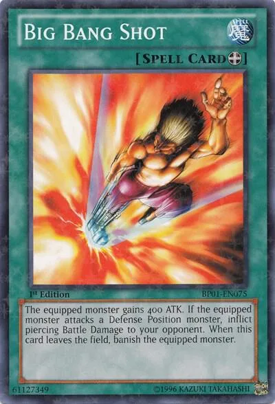 Big Bang Shot Starfoil BP01-EN075 Yu-Gi-Oh card from Battle Pack: Epic Dawn