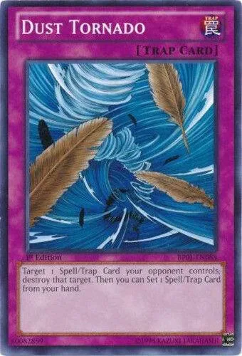 Dust Tornado Starfoil BP01-EN088 1st Edition Yu-Gi-Oh card from Battle Pack: Epic Dawn