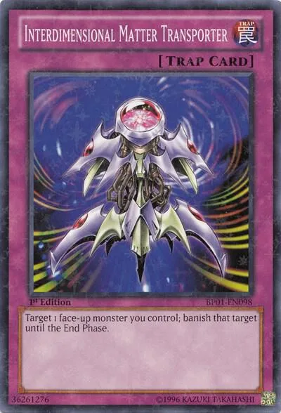 Interdimensional Matter Transporter Starfoil BP01-EN098 Yu-Gi-Oh card from Battle Pack: Epic Dawn