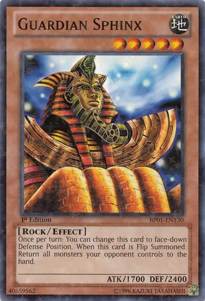 Guardian Sphinx Starfoil BP01-EN130 Yu-Gi-Oh card from Battle Pack: Epic Dawn