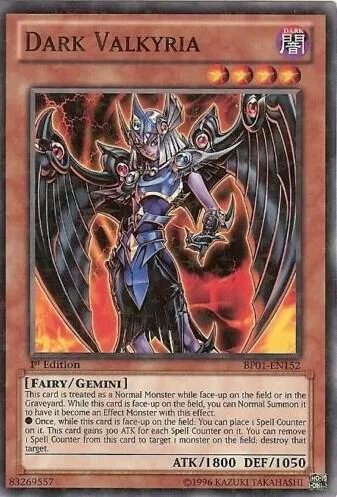 Dark Valkyria Starfoil BP01-EN152 Yu-Gi-Oh card from Battle Pack: Epic Dawn
