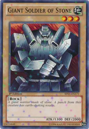 Giant Soldier of Stone Starfoil BP01-EN171 Yu-Gi-Oh card from Battle Pack: Epic Dawn