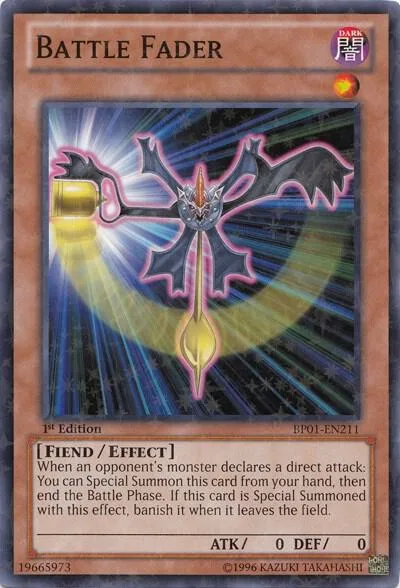 Battle Fader Starfoil BP01-EN211 Yu-Gi-Oh card from Battle Pack: Epic Dawn