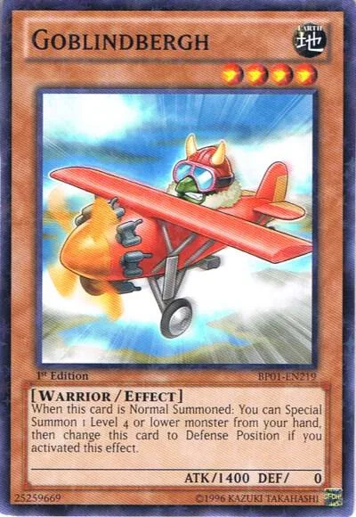 Goblindbergh Starfoil BP01-EN219 Yu-Gi-Oh card from Battle Pack: Epic Dawn