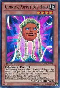 Gimmick Puppet Egg Head NUMH-EN005 Unlimited Yu-Gi-Oh card from Number Hunters