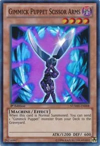 Gimmick Puppet Scissor Arms NUMH-EN008 Unlimited Yu-Gi-Oh card from Number Hunters