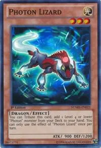 Photon Lizard NUMH-EN023 1st Edition Yu-Gi-Oh card from Number Hunters