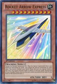 Rocket Arrow Express NUMH-EN024 1st Edition Yu-Gi-Oh card from Number Hunters
