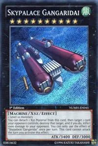 Skypalace Gangaridai NUMH-EN045 Unlimited Yu-Gi-Oh card from Number Hunters