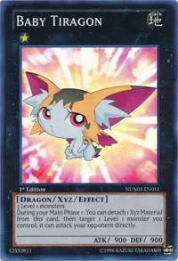 Baby Tiragon NUMH-EN051 Unlimited Yu-Gi-Oh card from Number Hunters