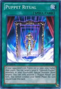 Puppet Ritual NUMH-EN054 Unlimited Yu-Gi-Oh card from Number Hunters